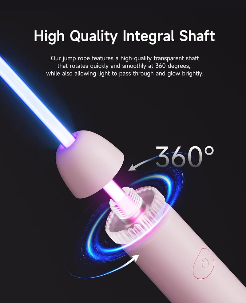 ACHDOFITS LED Light Up Jump Rope for Kids and Adult, Adjustable Glowing Skipping Rope for Boys and Girls, Colorful Luminous Jumping Rope for Fitness and Workout - Image 4